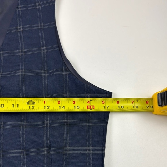 Classic Zara Men's Blue Slim-Fit Suit Vest - Picture 11 of 12